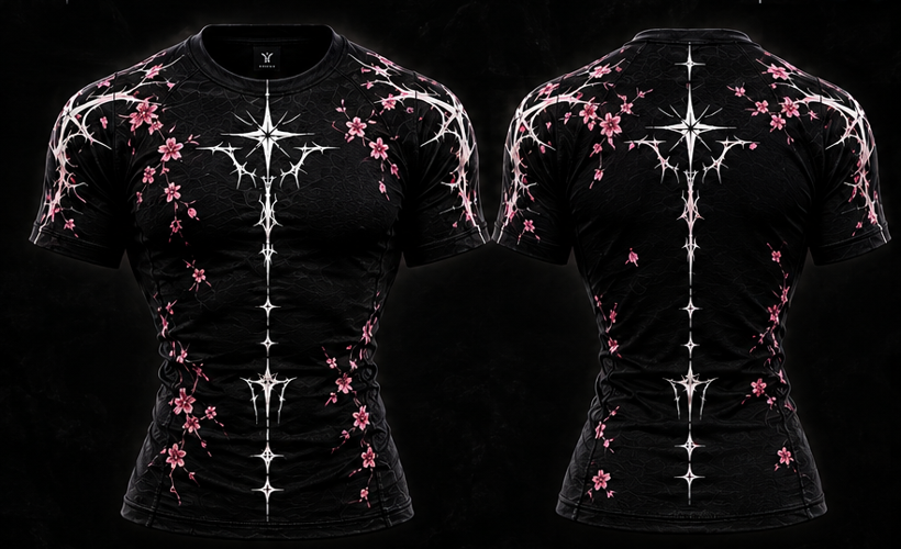 VELTHARA Origin édition Collector, face et dos avec fleurs Sakura roses
